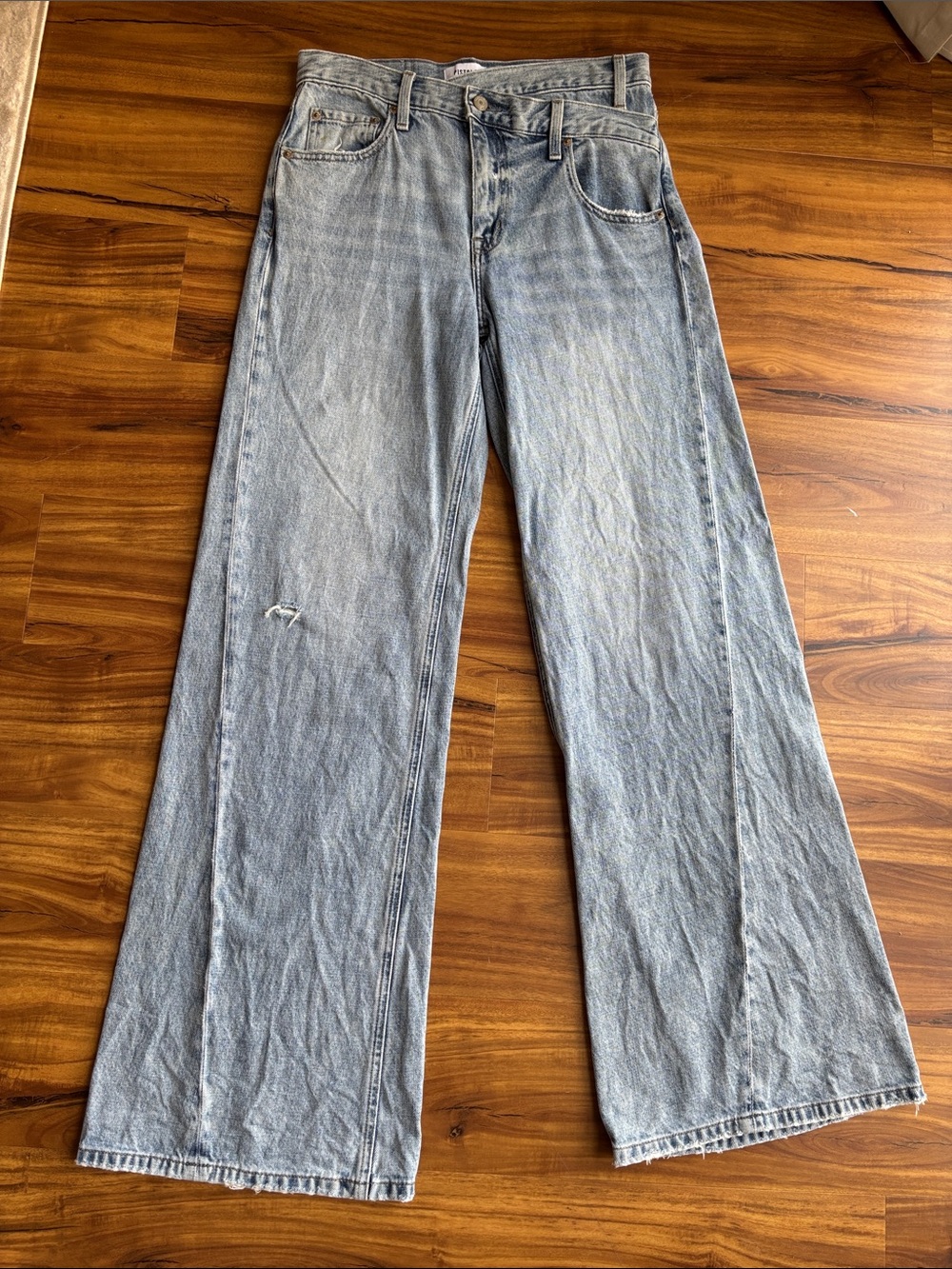 pistola Light Blue Wide Leg Jeans